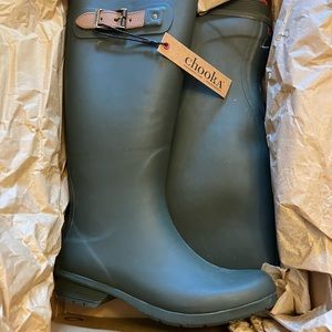 NWT Chooka rain boots with memory foam, size 7